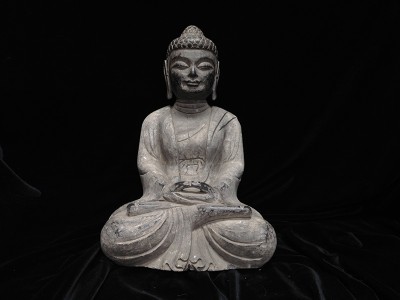 Hand Carved Stone Buddha