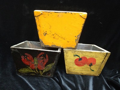 Antique Wooden Rice Boxes-2