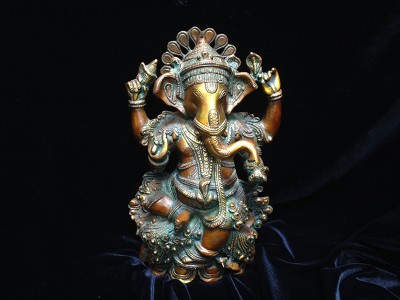 Handcrafted Bronze Ganesh