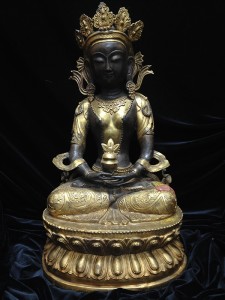 Hand Crafted Bronze Medicine Buddha