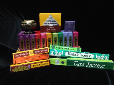 Traditional Japanese Incense, Lhasa, Tara Healing & Green Tara, Ashram Grah Dhoop, Potala, Kailash, Solid Fragrances
